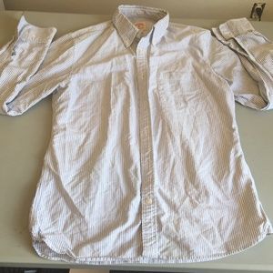 Brooks Brothers Red Fleece Striped Button Down